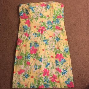 Lilly Pulitzer strapless dress